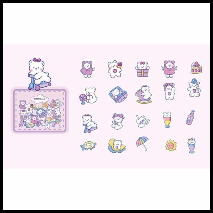 

DISKON STIKER DECO GAMBAR KARTUN BERUANG LUCU GAYA KOREA UNTUK !!!