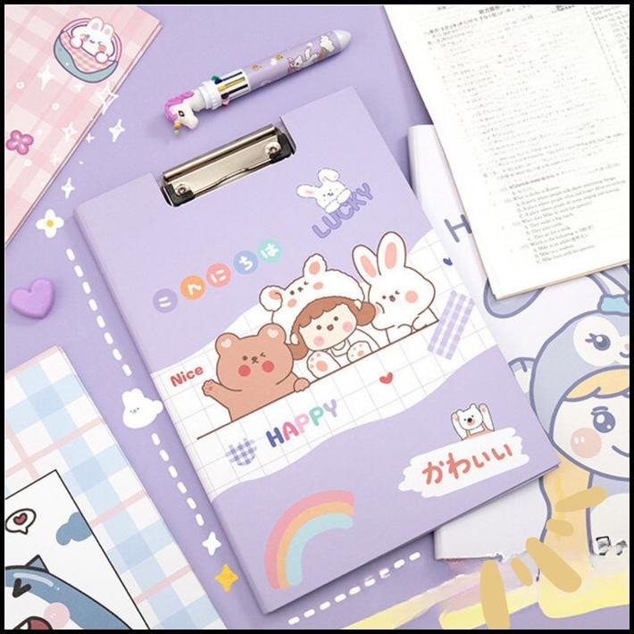 

DISKON TOPER PAPAN CLIPBOARD WITH COVER PAPAN UJIAN PAPAN JALAN AESTHETIC !!!!!!!