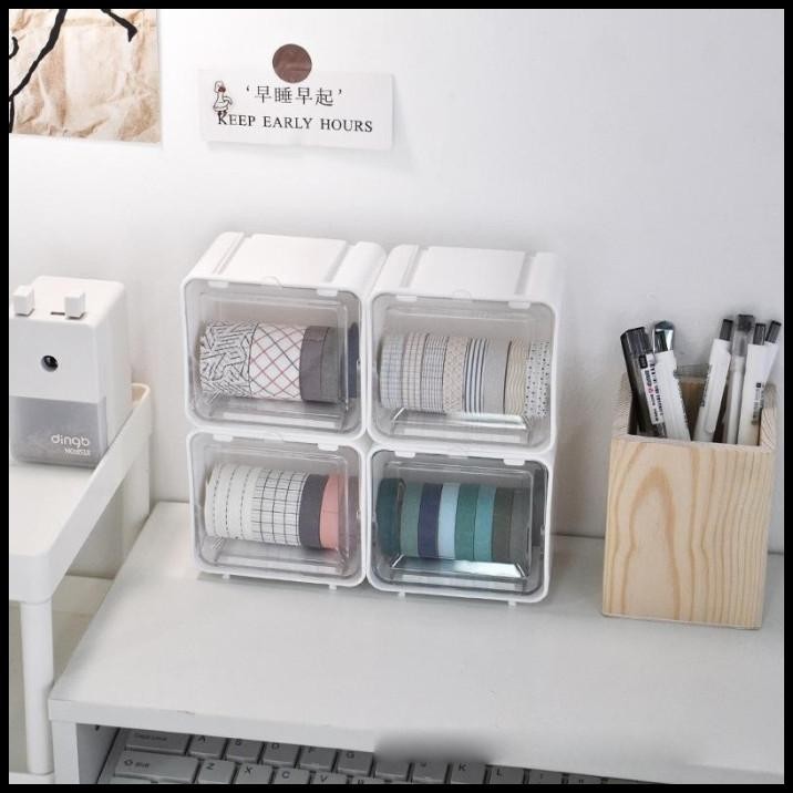 

GRATIS ONGKIR KOTAK WASHI TAPE BOX AESTHETIC / TEMPAT PENYIMPANAN SELOTIP !!!
