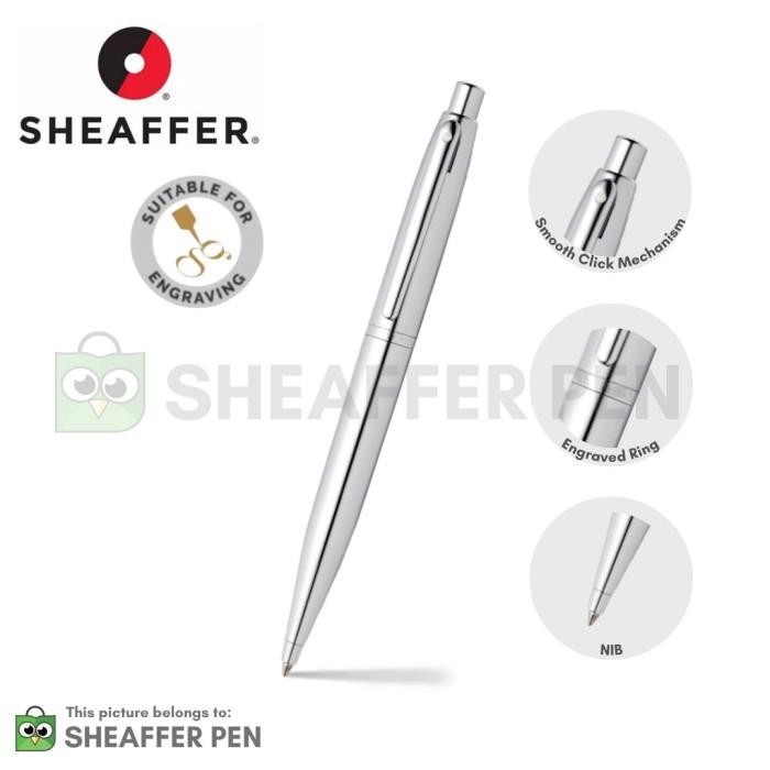 

Sheaffer VFM Chrome Ballpoint Pen Import