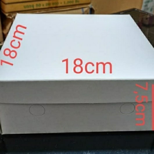 Box Nasi/Dus Nasi 18X18 Tbl Polos