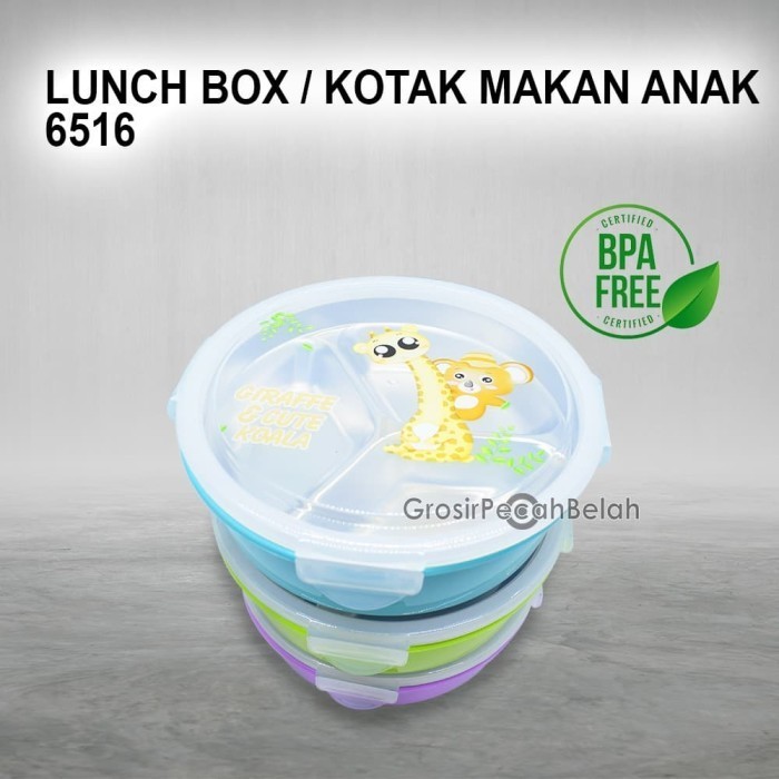 Kotak Makan Anak Karakter Stainless Steel 6516
