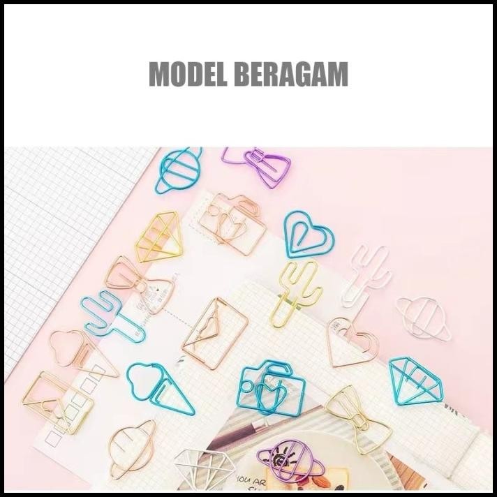 

HOT DEAL KELIP KERTAS LUCU PAPER CLIP TAHAN KARAT BOOKMARK LUCU !