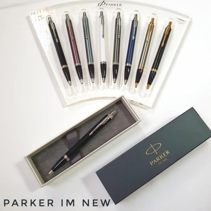 

Pulpen Mewah Original Parker I.M BP New Black CT + Free Grafir Laser Import