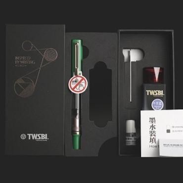 

TWSBI Eco-T Royal Jade Rose Gold Fountain Pen Gift Set Import