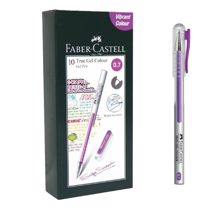 

Faber-Castell True Gel Pen -- Violet Ink 0.7 mm (FS) Import