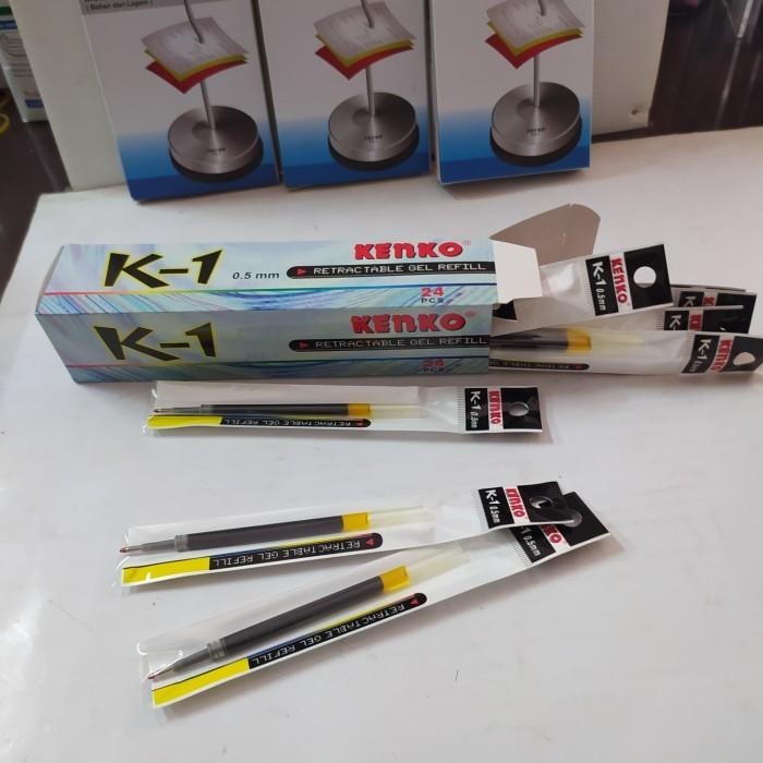 

Refill Pena Gel Kenko K-1 hitam isi 24 pcs 0.5 mm harga per pak /0,5mm Import