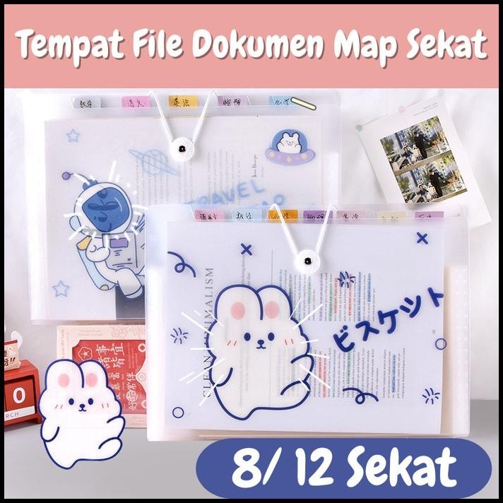 

BEST DEAL EXPANDING FILE MAP HARMONIKA DOKUMEN KEEPER SEKAT PLASTIK ST0087 !!!!!!