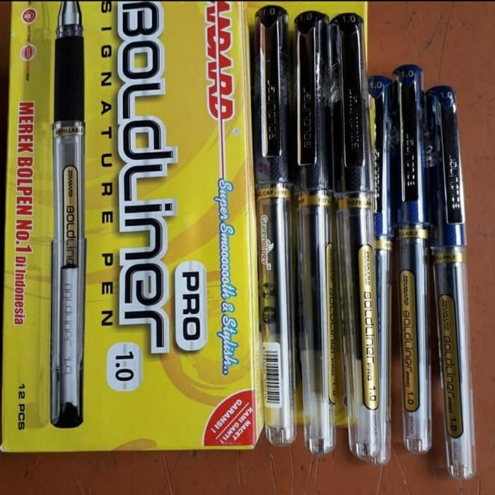 

STANDARD. PENA GEL BOLDLINER PRO 1.0 - Hitam Import