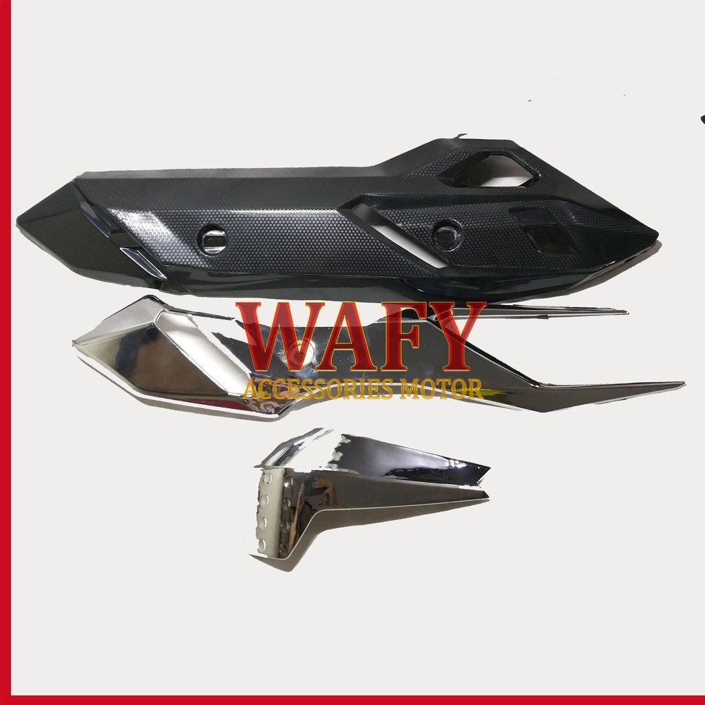 Cover Knalpot Vario 150 Pelindung Knalpot Vario 150 Tutup Knalpot Vario 150