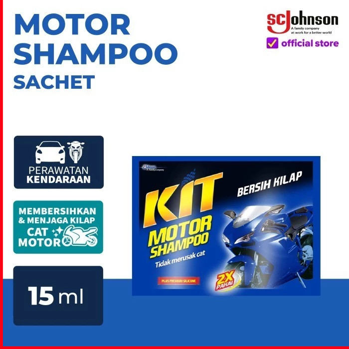Kit Motor Shampo Sachet 2 Pcs