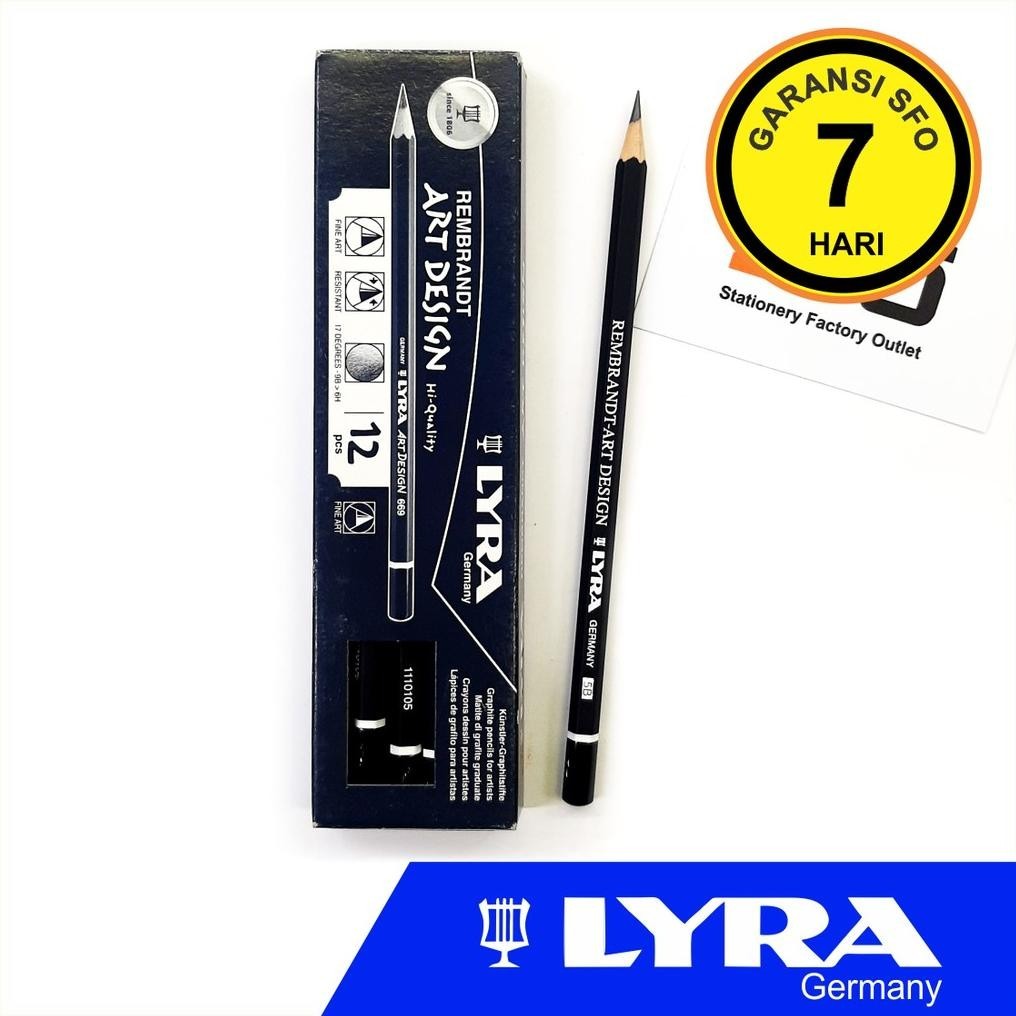 

Pensil Lyra Art Design 669 5B - Graphite Pencil 5B