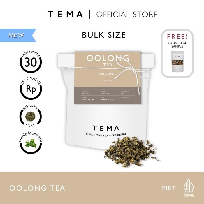 

TEMA Tea Loose Leaf Large Pouch - Oolong Tea