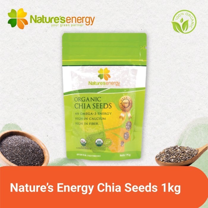 

Natures Energy Organic Chia Seeds 1kg