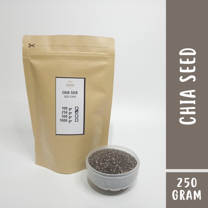 

Chia Seed 250 Gr (Mexico) Biji-Bijian Sehat