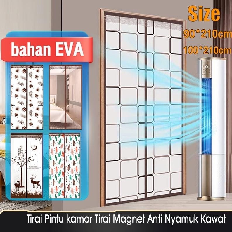 [PROMO] Tirai anti nyamuk PVC Tirai Magnet Elegan bahan plastik PVC 90x210cm/ 100x210cmTirai Pintu k