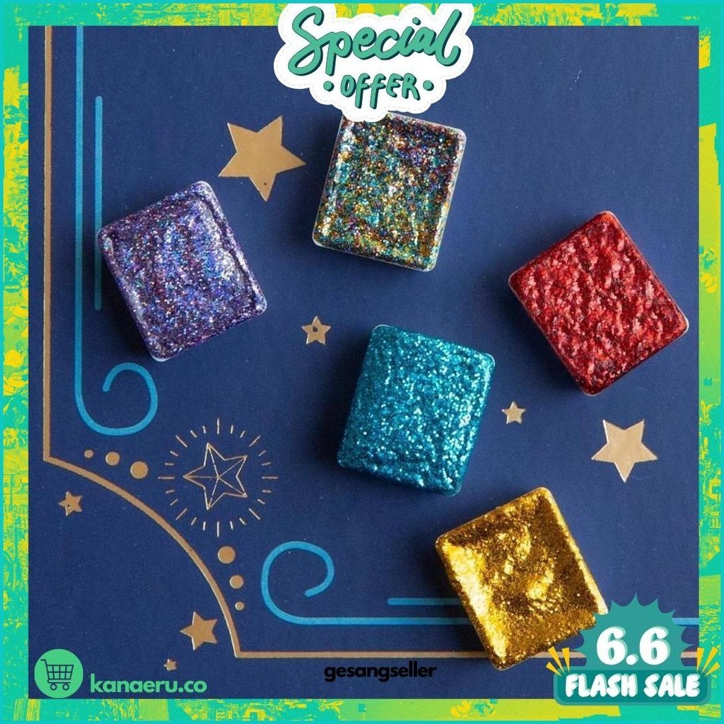 

Dreamy Poppies Confetti Handmade Watercolor [Promo][Cod][Gratisongkir]