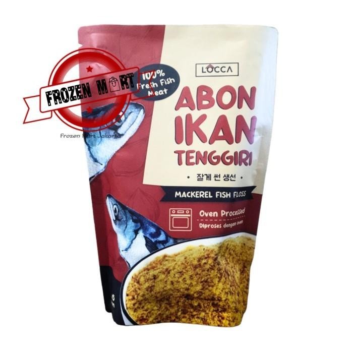 

LOCCA Abon Ikan Tenggiri / Oven Processed Mackerel Fish Floss 100Gr Kualitas Terbaik