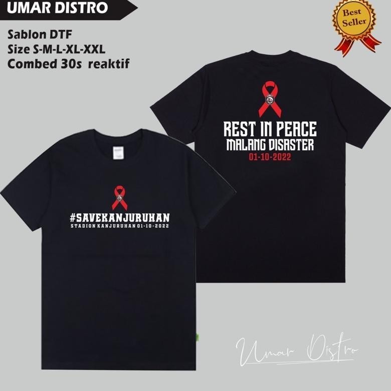 Promo Kaos Rest In Peach Malang Disaster Kaos Tragedi Arema Malang Stadion Kanjuruhan Malang Kanjuru
