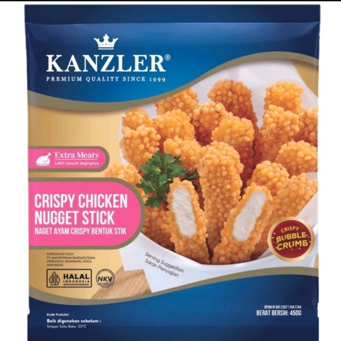 

Kualitas terbaik] Kanzler Crispy Chicken Nugget Stick 450 Gr