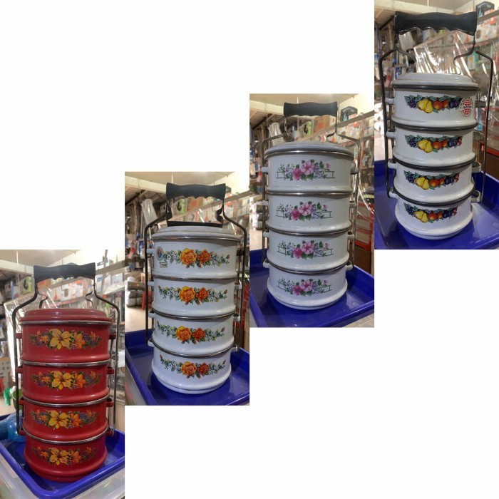 Rantang Susun 4 Enamel