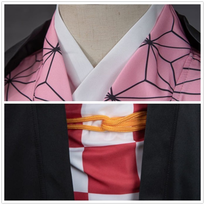 Terbaru Kostum Kimetsu No Yaiba Anak Costume Kids Cosplay Nezuko Kimetsu No Yaiba Haori Nezuko