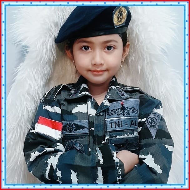 Terbaru Anak-Profesi-Kostum- Baju Pdl Tni Al Kostum Tni Loreng Al Baju Limited
