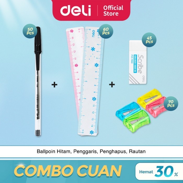 

Paket Dapat Cuan Alat Tulis Sekolah Set Komplit Dijamin Untung