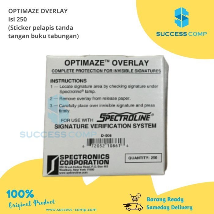

Optimaze Overlay Spectroline Signature Sistem