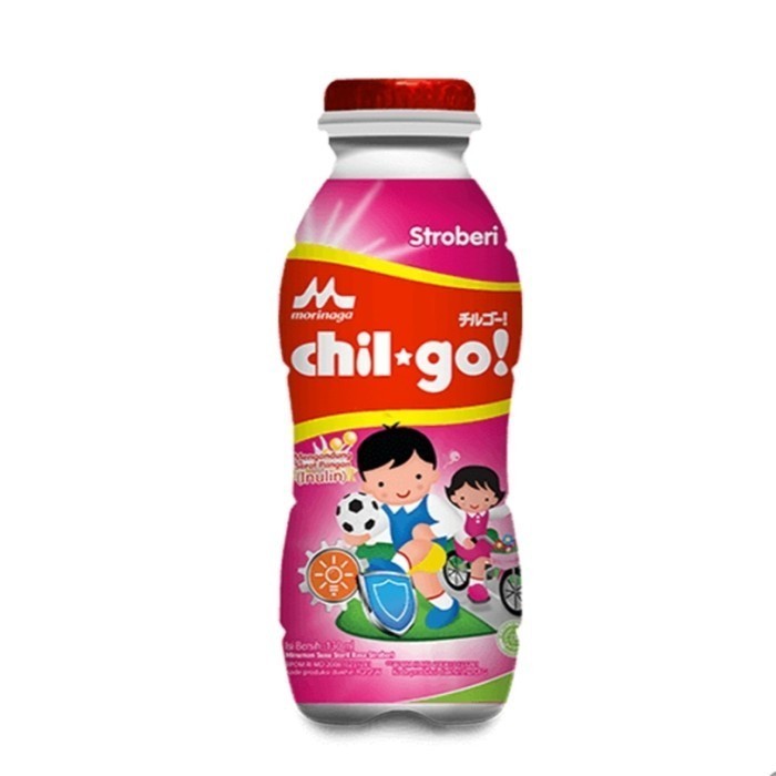 

MORINAGA Chil-Go Susu Steril Stroberi 130 ml