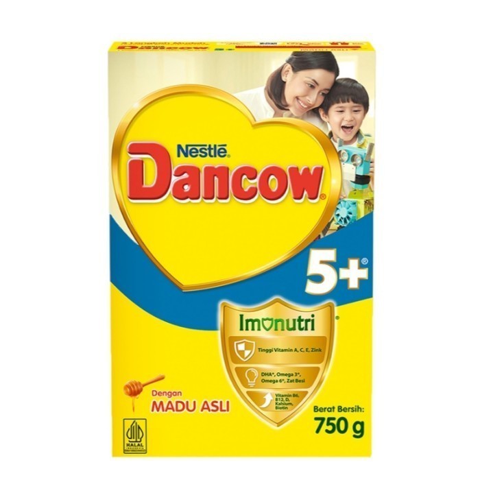 

DANCOW 5+ Imunutri Susu Pertumbuhan Anak 5 - 6 Tahun Madu 750 g