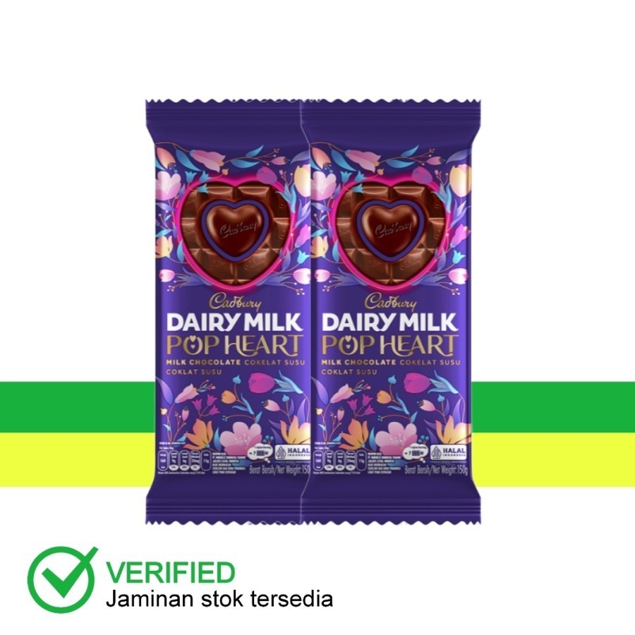 Cadbury Dairy Milk Pop Heart Milk Chocolate 1.5 Kg