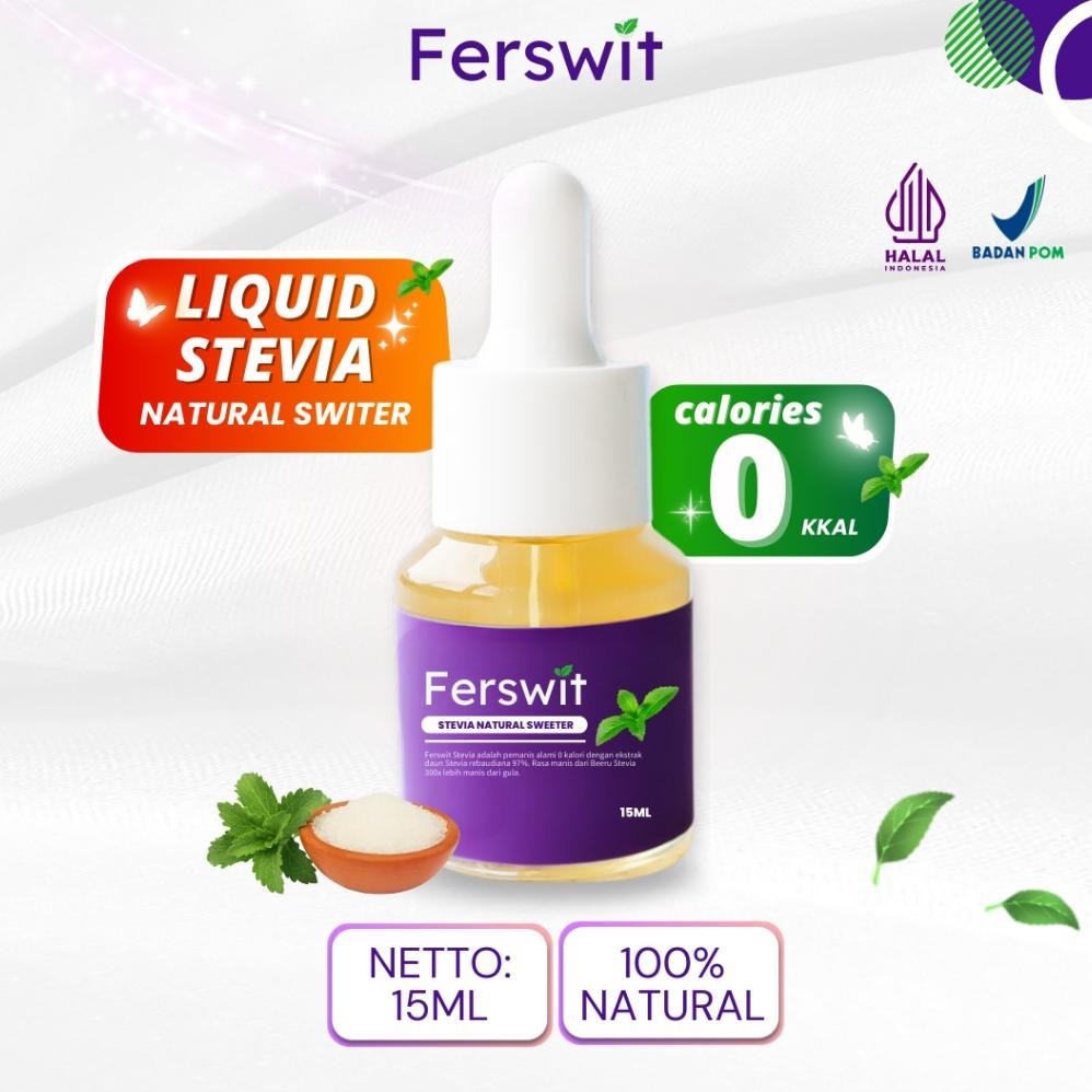 

Ferswit Stevia Alami Paket Bundling 4 Botol Kevine