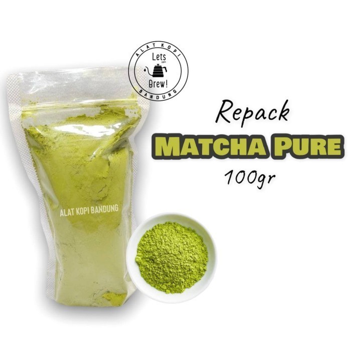 

Terlaris Matcha Powder Pure 100gr /Bubuk minuman Matcha repack 100gr siap seduh SALE