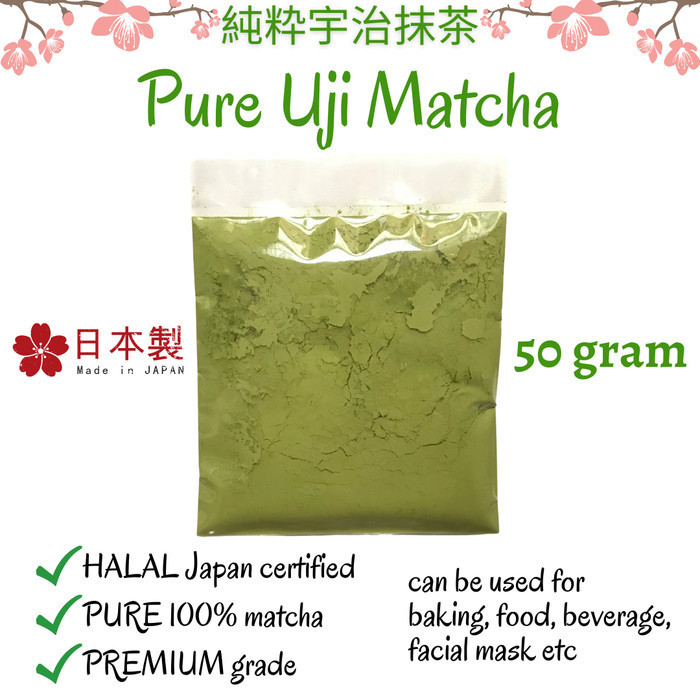 

Terlaris Matcha Green Tea Powder Pure Uji Matcha Premium Import Jepang 50 gram SALE