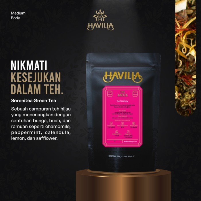 

Terlaris HAVILLA SERENITEA GREEN TEA / TEH HIJAU/PREMIUM TEH HIJAU SALE