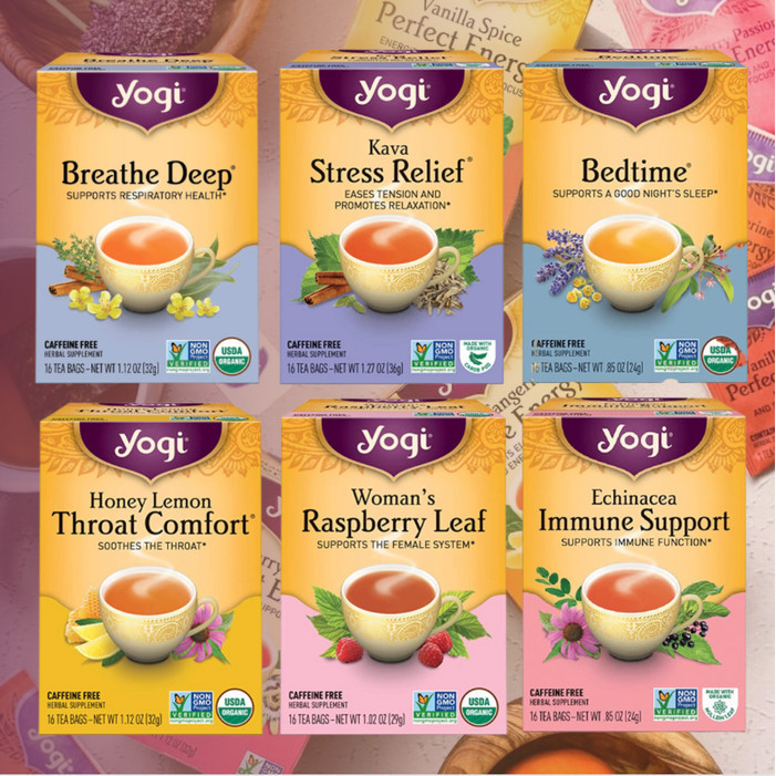 

Terlaris YOGI TEA Teh Kesehatan Herbal Organik Caffeine Free 16 Tea Bags SALE