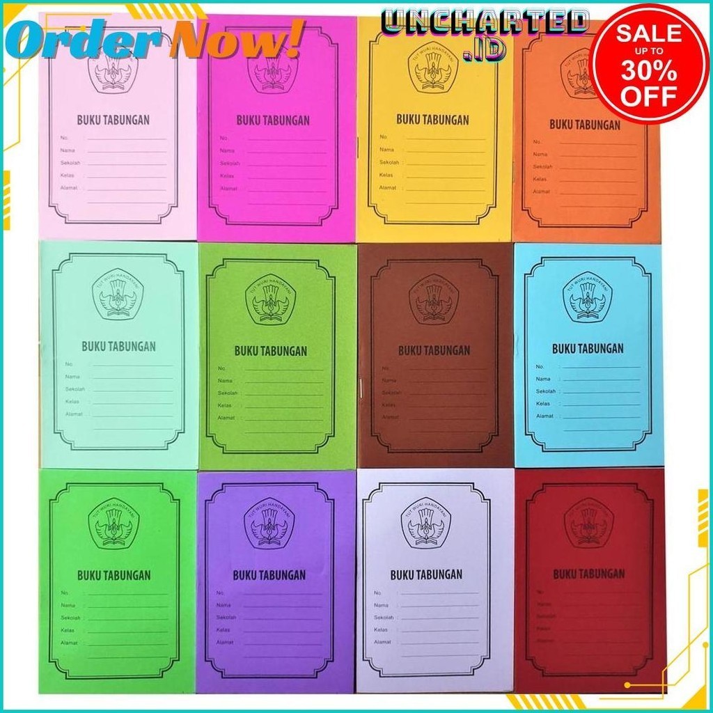 

(ISI 25)BUKU TABUNGAN/KEUANGAN/MENABUNG MURAH SEKOLAH PANCASILA 12 HALAMAN WARNA CAMPUR MURAH COD