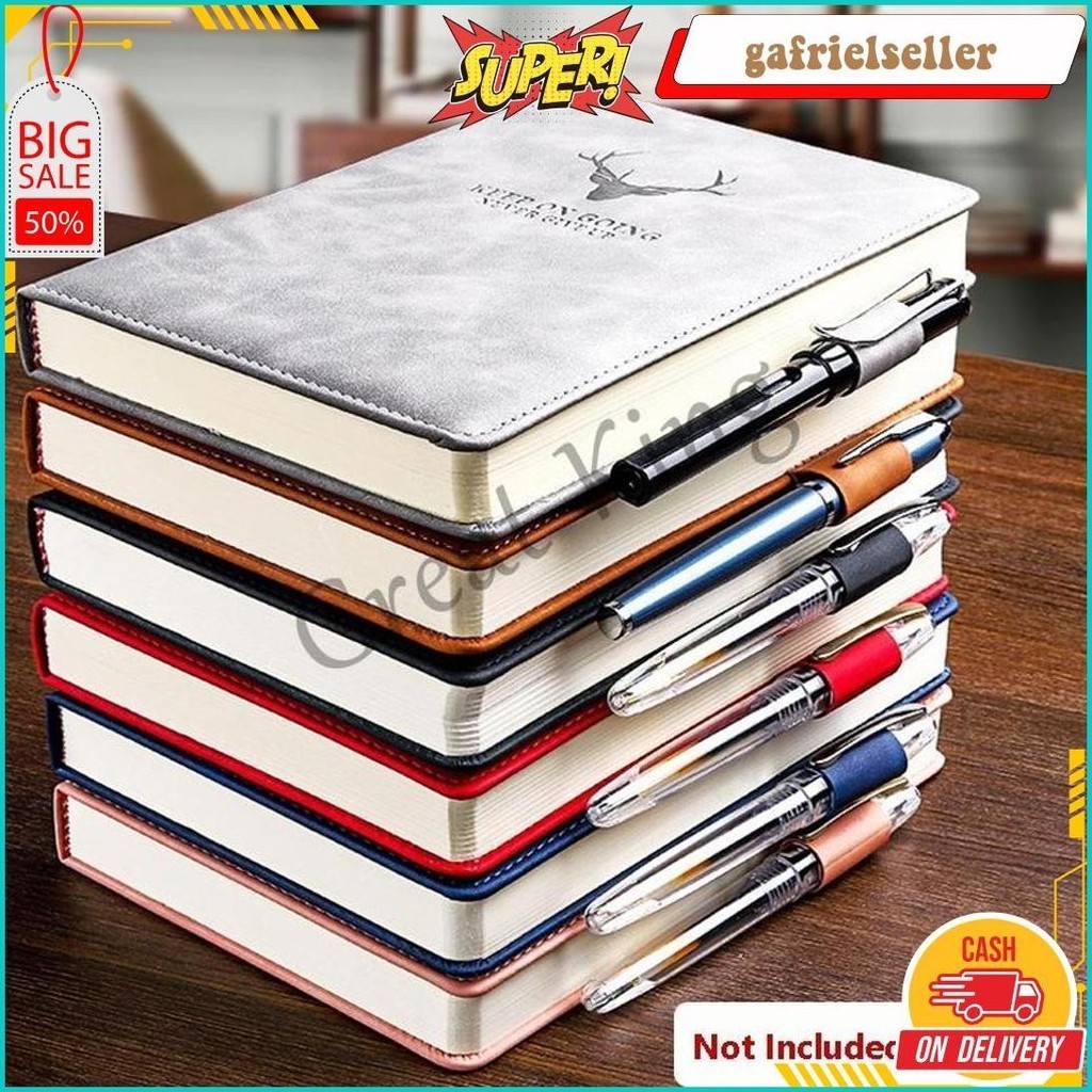 

SUPER THICK A5 NOTEBOOK DAILY WEEKLY PLANNER PERSONAL AGENDA BUSINESS NOTEPAD OFFICE SCHOOL SUPPLIES 200PAGES/360PAGES GRATIS ONGKIR