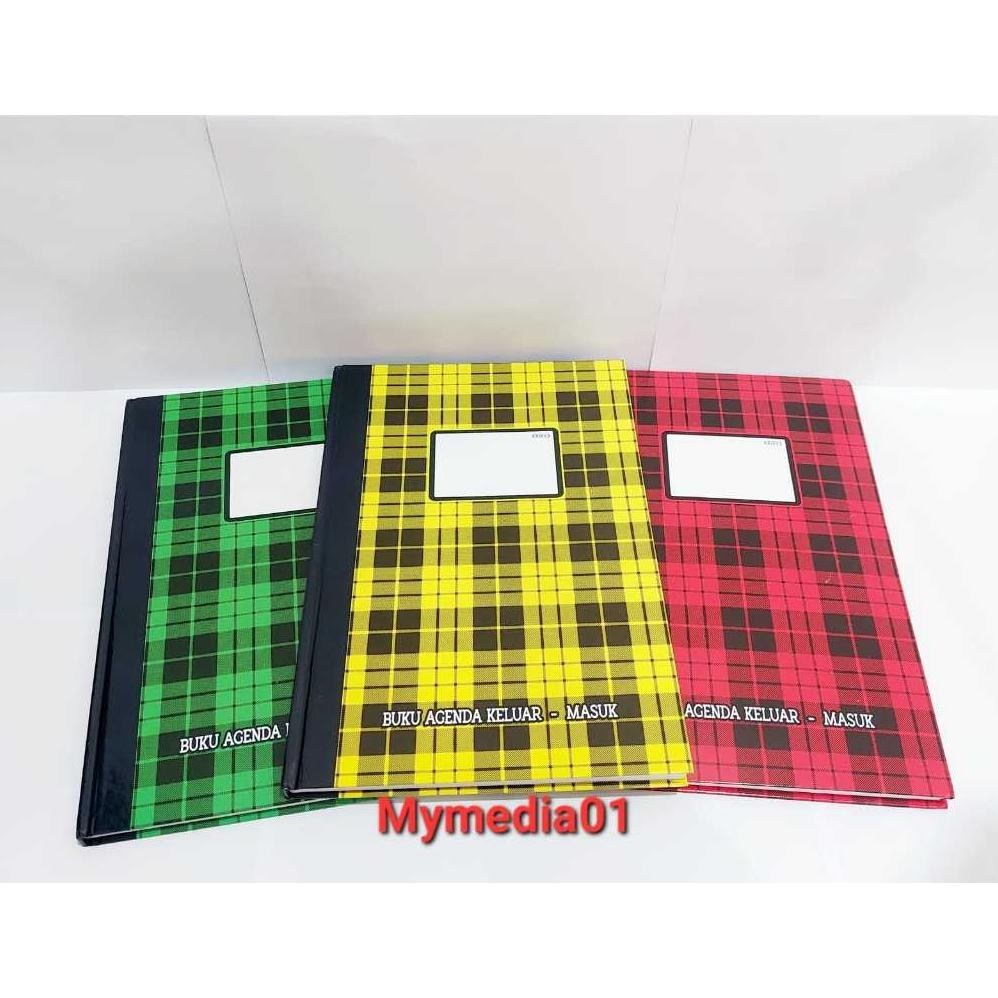 

BUKU AGENDA KELUAR MASUK FOLIO HARD COVER KIKY 100 LEMBAR TERLARIS COD