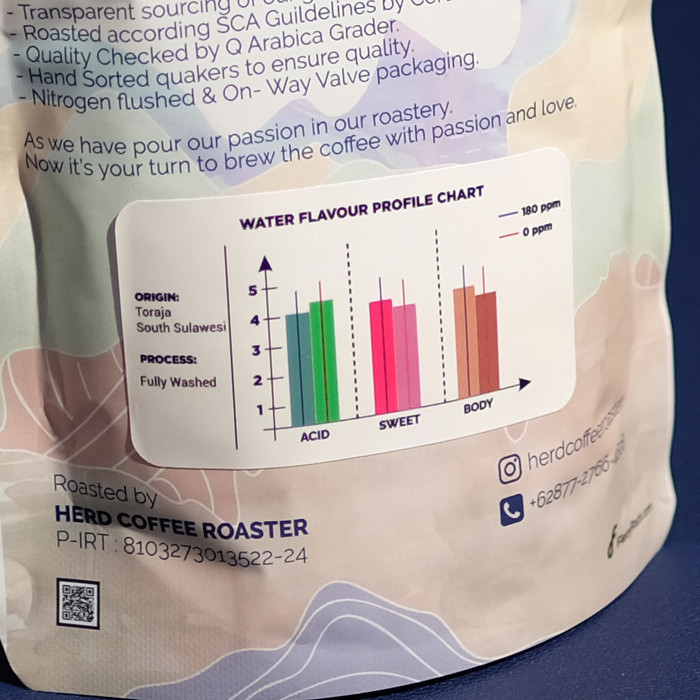 

Toraja Cherry Single Origin Manual Brew 150 Gr Herd Coffee