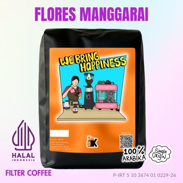 

Kopi Arabika Flores Manggarai Premium 250Gr (Biji/Bubuk)