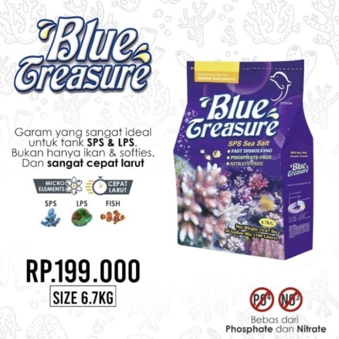 

BLUE TREASURE SPS SEA SALT 6,7KG