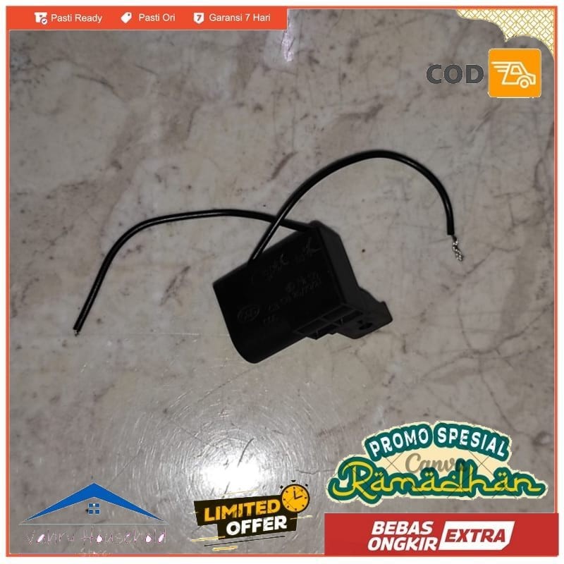 KAPASITOR MESIN SANEX CEILING HELI FAN BALING BESI 56 FC56 ORIGINAL