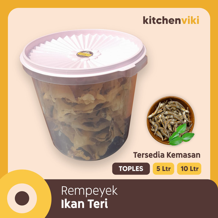 

Peyek Teri Besar, Ukuran Toples Ukuran 5L