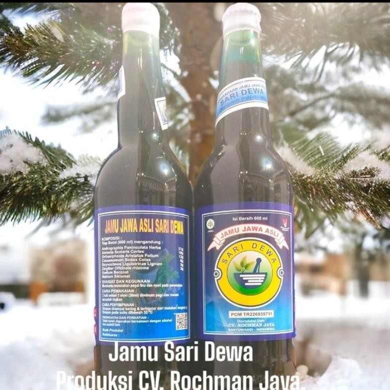

Fth- Jamu Jawa Asli Cap Sari Dewa - 600 Ml - Manis & Pahit Terlaris