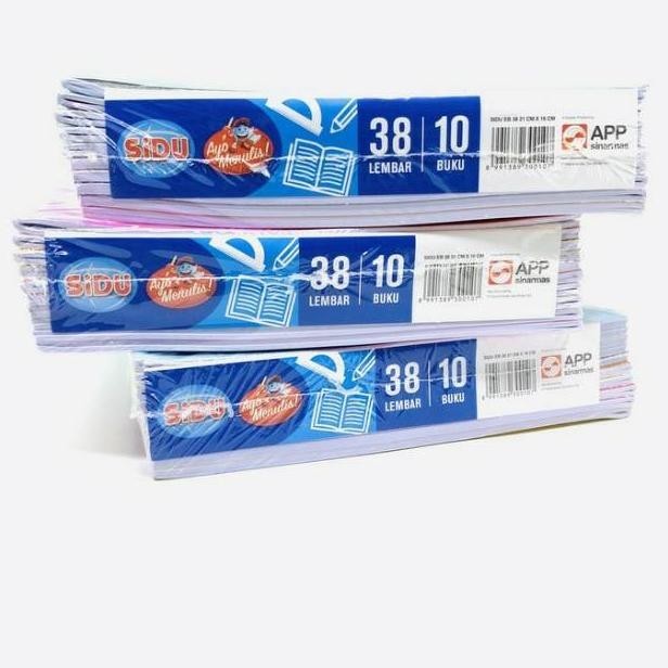 

Nl-8 Buku Tulis Sinar Dunia / Sidu 10X38 Lembar Sidu 38 Premium