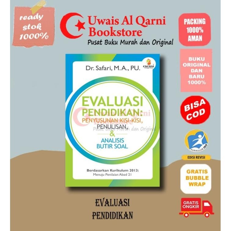 [Ready Stock] Best Seller Original Evaluasi Pendidikan - Safari Erlangga