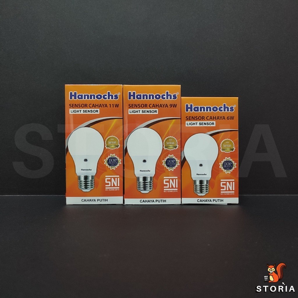 Lampu LED Bohlam LED Sensor Cahaya/Light Sensor Photo Cell - Hannochs