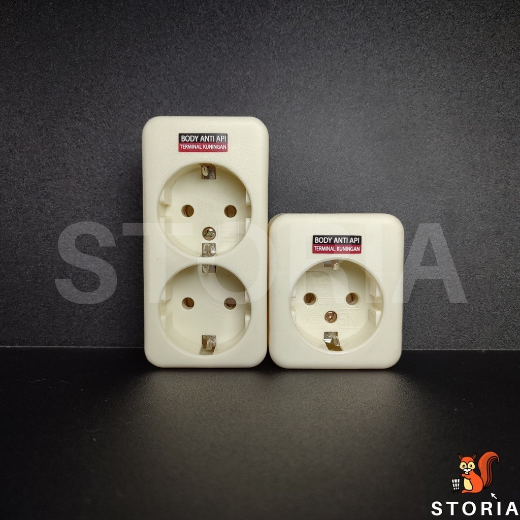 Stop Kontak Arde Colokan Tempel Segi Arde Loyal